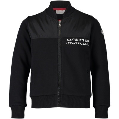 Afbeelding van Moncler 8414205 kindervest zwart