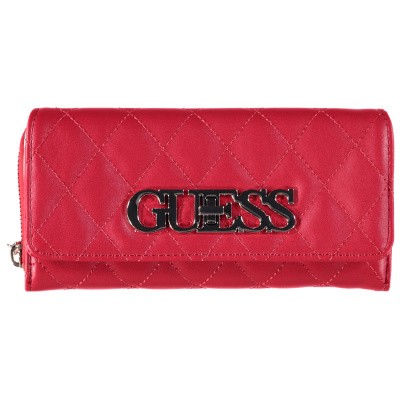 Afbeelding van Guess SWVG7175620 dames portemonnee rood