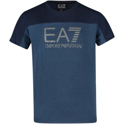 Afbeelding van EA7 6ZBT56 kinder t-shirt navy