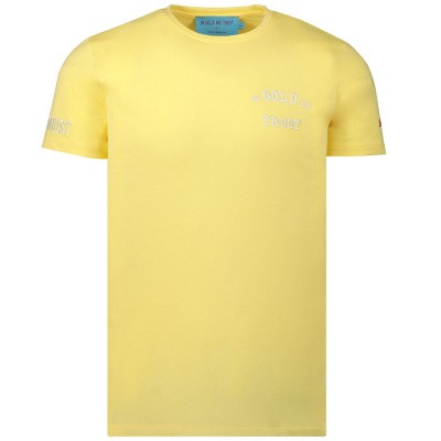 in Gold We Trust WK001106011022TS heren t-shirt geel Afbeelding van in Gold We Trust WK001106011022TS heren t-shirt geel