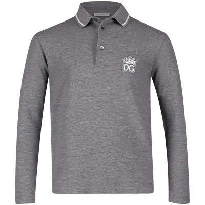 Afbeelding van Dolce & Gabbana L4JT7K kinder polo grijs