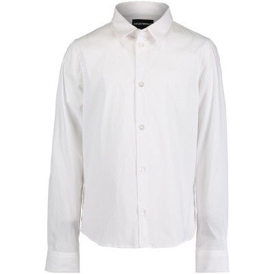 Afbeelding van Armani 8N4C09 kinder overhemd wit