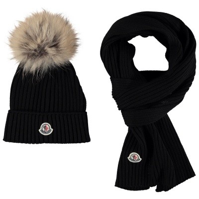 Afbeelding van Moncler 0095106 kindermuts zwart