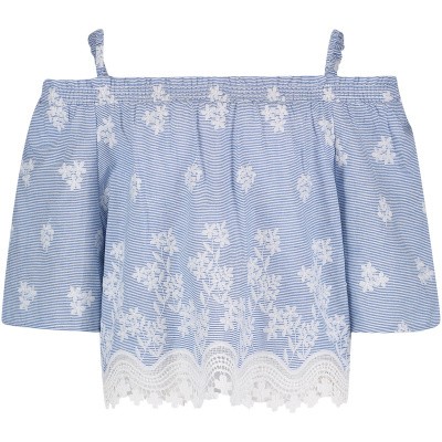 Afbeelding van Liu Jo G19027 kinder t-shirt blauw