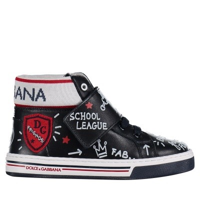 Afbeelding van Dolce & Gabbana DA0657 kindersneakers navy