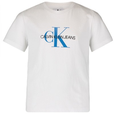 Afbeelding van Calvin Klein IB0IB00136 kinder t-shirt wit