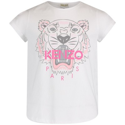 Afbeelding van Kenzo KN10168 kinder t-shirt wit