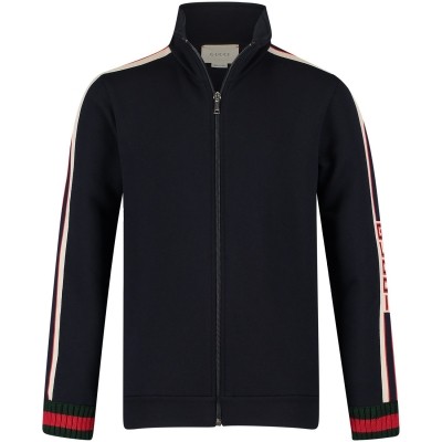 Afbeelding van Gucci 497307 kindervest donker blauw