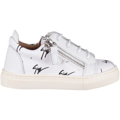 Afbeelding van Giuseppe Zanotti SBE8107 kindersneakers wit