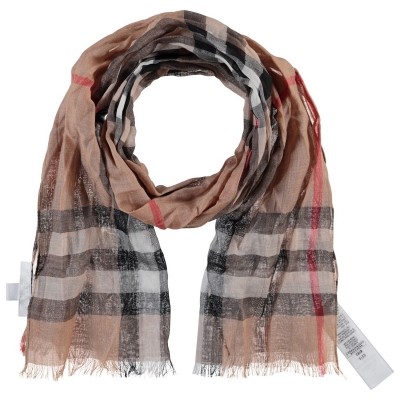 Afbeelding van Burberry GAUZE EXP baby shawl beige
