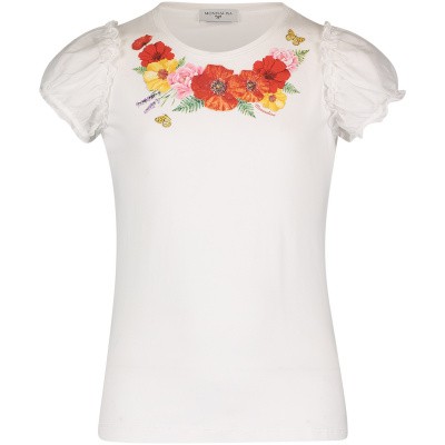 Afbeelding van MonnaLisa 193616SP kinder t-shirt wit