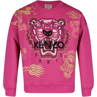 Afbeelding van Kenzo KN151098 kindertrui fuchsia