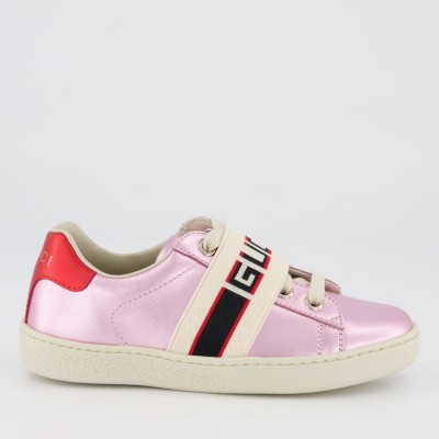 Afbeelding van Gucci 552940 kindersneakers licht roze