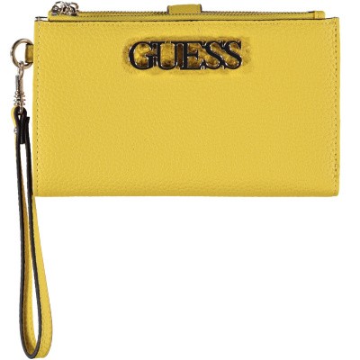 Afbeelding van Guess SWVG7301570 dames portemonnee geel