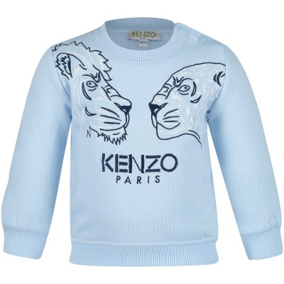 Afbeelding van Kenzo KM15537 baby trui licht blauw