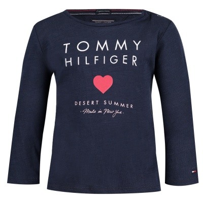 Afbeelding van Tommy Hilfiger KG0KG03636 B baby t-shirt navy