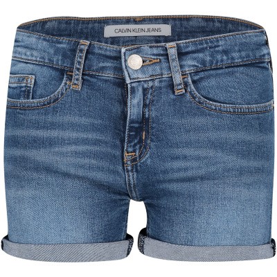 Afbeelding van Calvin Klein IG0IG00081 kinder shorts jeans