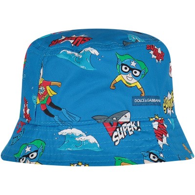 Afbeelding van Dolce & Gabbana LN4H42 baby hoedje blauw