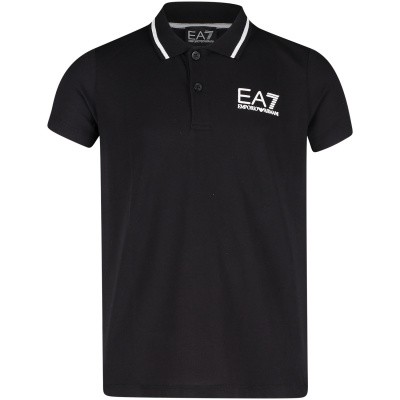 Afbeelding van EA7 3GBF51 kinder polo zwart