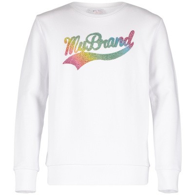 Afbeelding van My Brand GMBSW001GM004 kindertrui wit