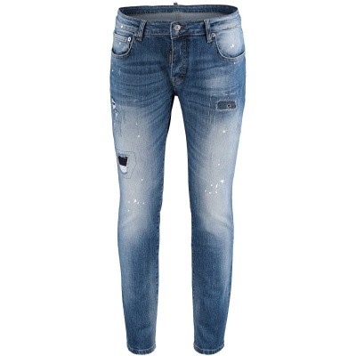 Afbeelding van My Brand MMBJE005G3038 heren broek licht blauw