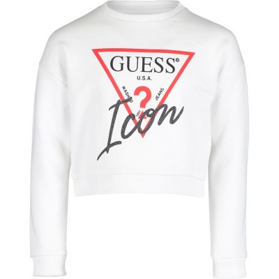 Afbeelding van Guess K91Q02 kindertrui wit