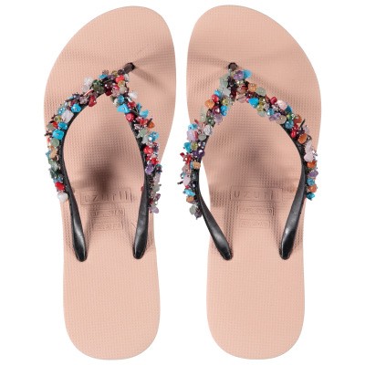 Picture of UZURII COLORFUL FABULOUS womens flipflops sand