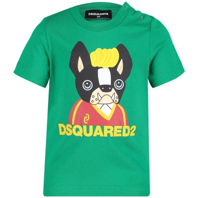 Afbeelding van Dsquared2 DQ03BS baby t-shirt groen