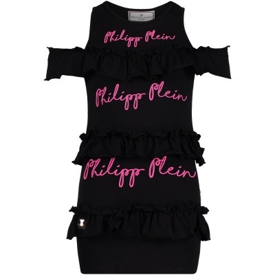 Afbeelding van Philipp Plein GRG0132 kinderjurk zwart