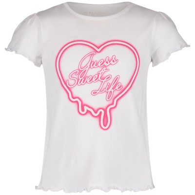 Afbeelding van Guess K92I15 kinder t-shirt wit