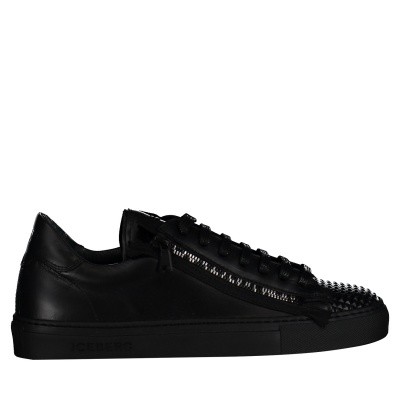 Picture of Iceberg IU1044 mens sneakers black