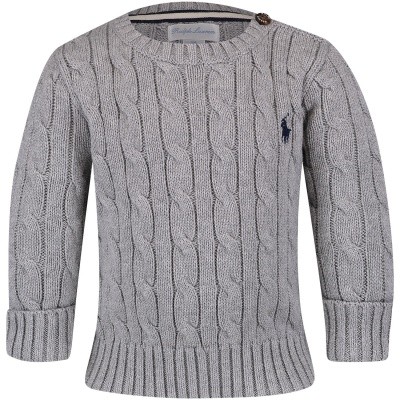 Afbeelding van Ralph Lauren 320702674 baby trui grijs