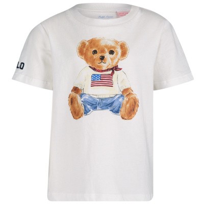 Afbeelding van Ralph Lauren 746618 baby t-shirt wit