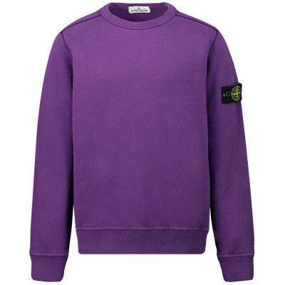 Stone Island 711660940 kindertrui paars Afbeelding van Stone Island 711660940 kindertrui paars