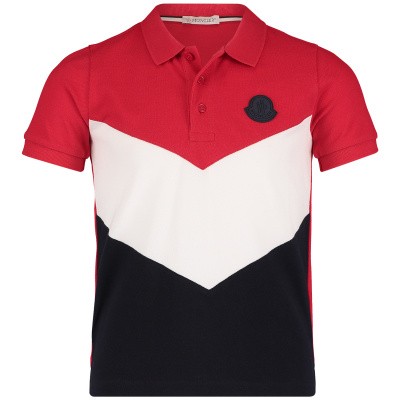 Afbeelding van Moncler 8311305 kinder polo rood