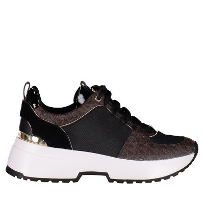 Afbeelding van Michael Kors 43F8CSFS1D dames sneakers bruin