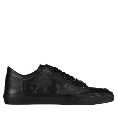 Afbeelding van Iceberg IU3117 heren sneakers zwart