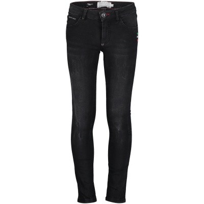Afbeelding van Philipp Plein BDT0119 kinderbroek zwart