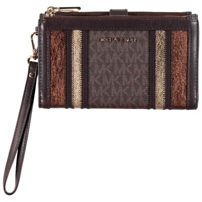 Afbeelding van Michael Kors 32F8MFDW4B dames portemonnee bruin