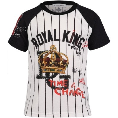 Afbeelding van Dolce & Gabbana L1JT8I G7OQX baby t-shirt wit