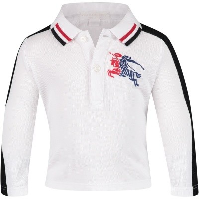 Afbeelding van Burberry 8003045 baby polo wit