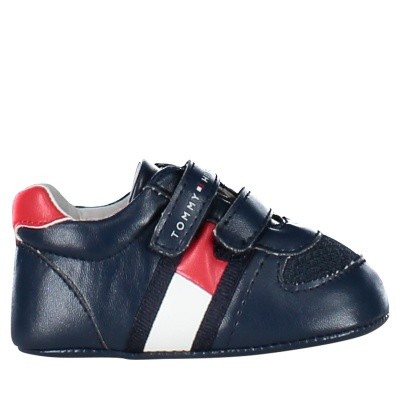 Picture of Tommy Hilfiger T0B430008 baby sneakers navy