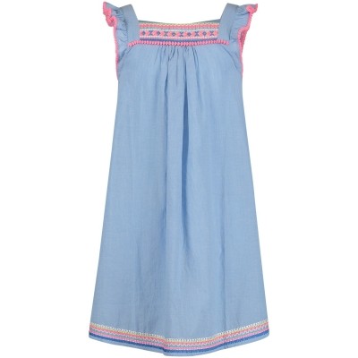 Afbeelding van Sunuva SG8393D kinder strandjurk blauw