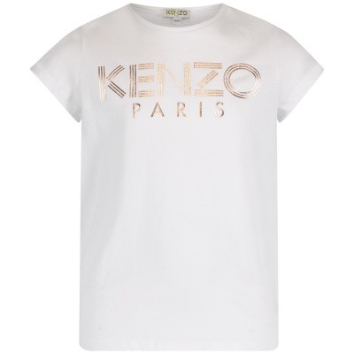 Afbeelding van Kenzo KN10198 kinder t-shirt wit