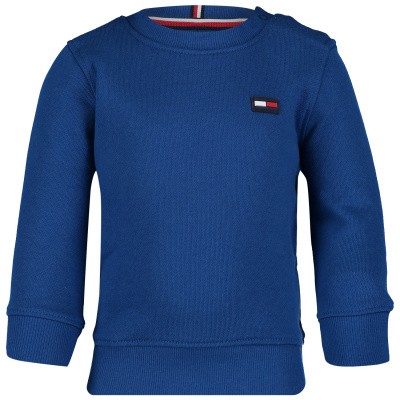 Afbeelding van Tommy Hilfiger KB0KB04657 B baby trui cobalt blauw