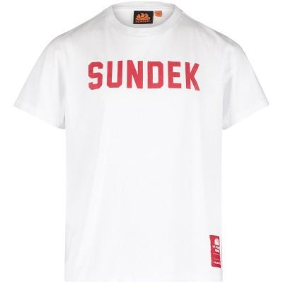 Afbeelding van Sundek B025TEJ7800 kinder t-shirt wit