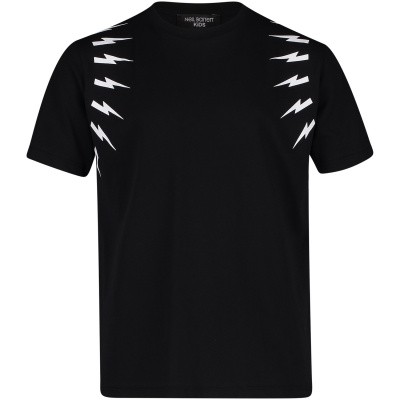 Afbeelding van Neil Barrett 018628 kinder t-shirt zwart
