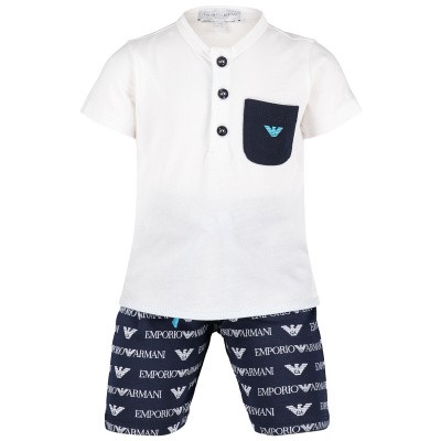 Afbeelding van Armani 3GHV03 babysetje wit