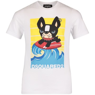 Afbeelding van Dsquared2 DQ03A1 kinder t-shirt wit