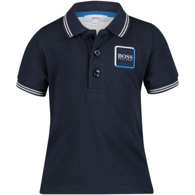 Afbeelding van Boss J05698 baby polo navy